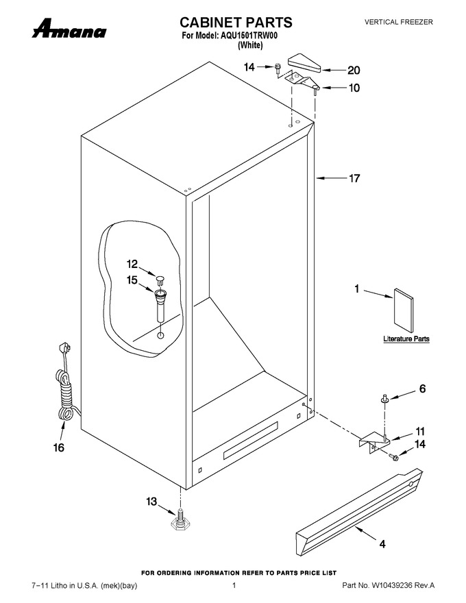 Diagram for AQU1501TRW00