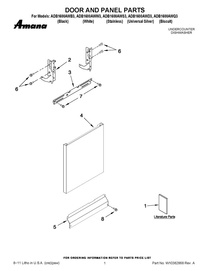 Diagram for ADB1600AWS3