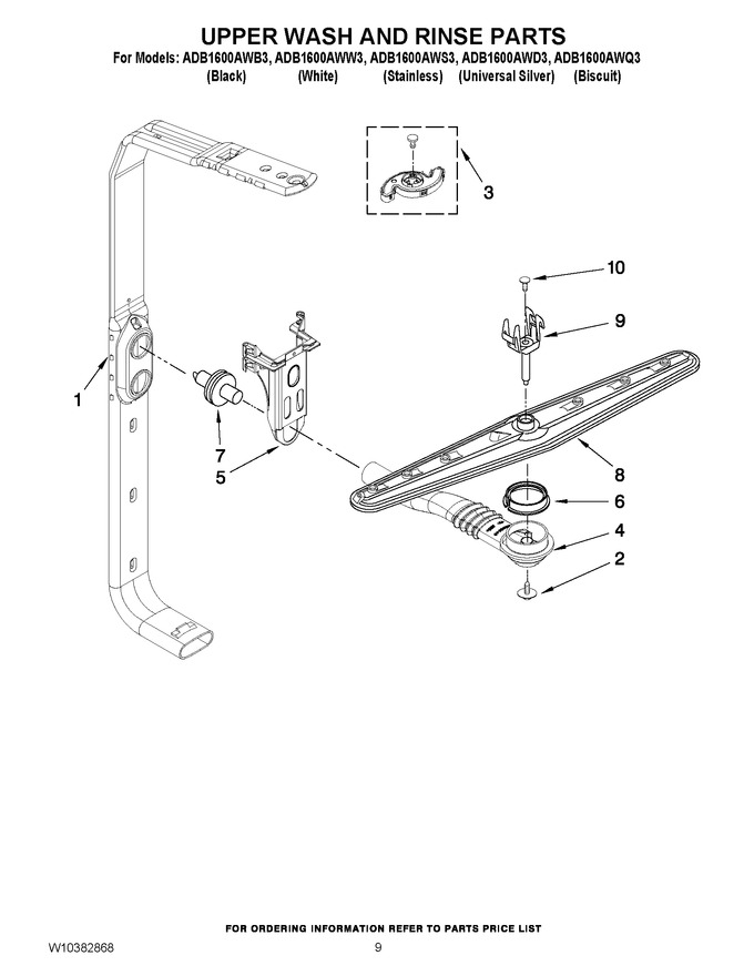 Diagram for ADB1600AWS3
