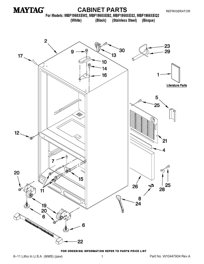 Diagram for MBF1958XEW2