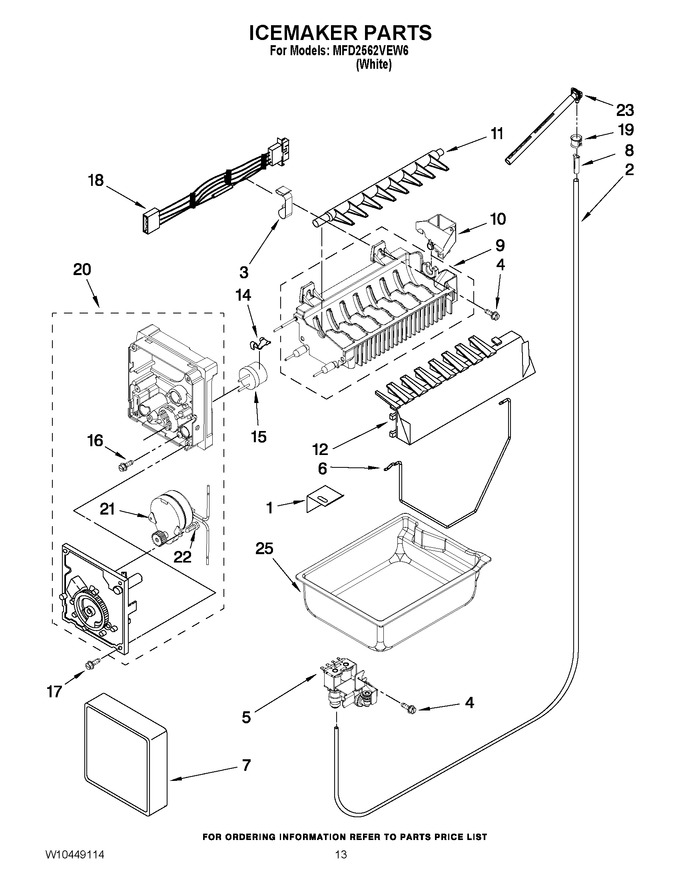 Diagram for MFD2562VEW6