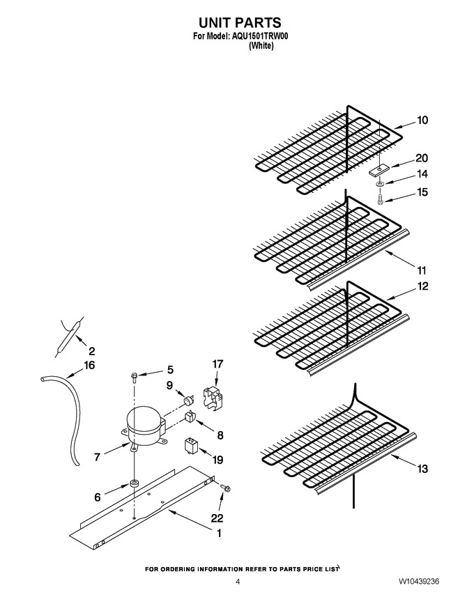 Diagram for AQU1501TRW00