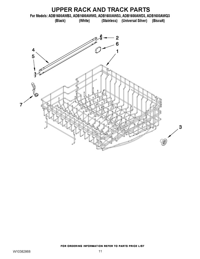 Diagram for ADB1600AWS3