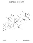 Diagram for 05 - Lower Oven Door Parts