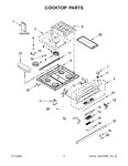 Diagram for 02 - Cooktop Parts