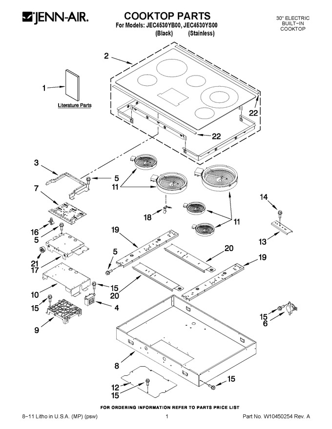 Diagram for JEC4530YB00