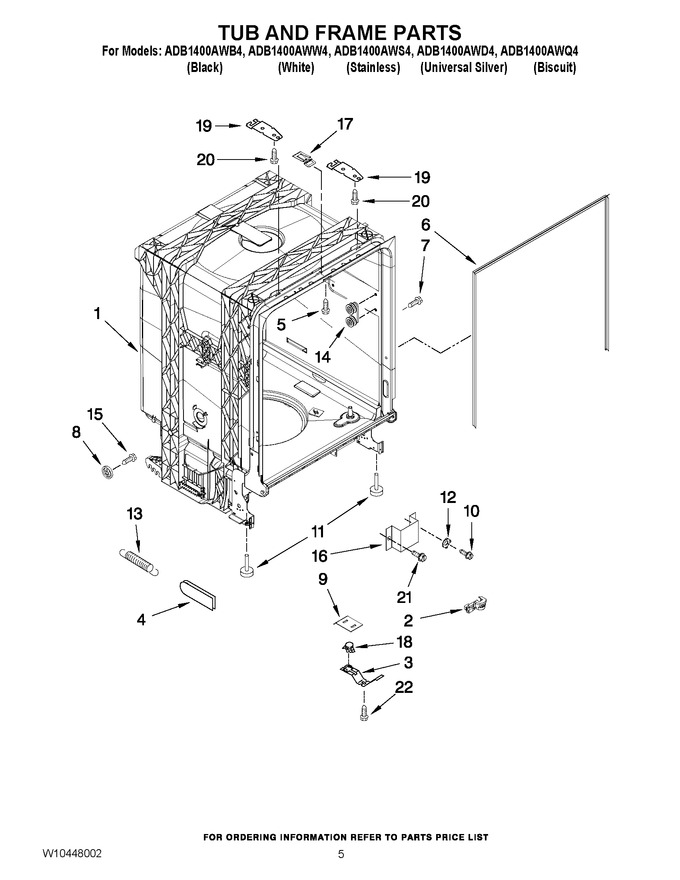 Diagram for ADB1400AWB4