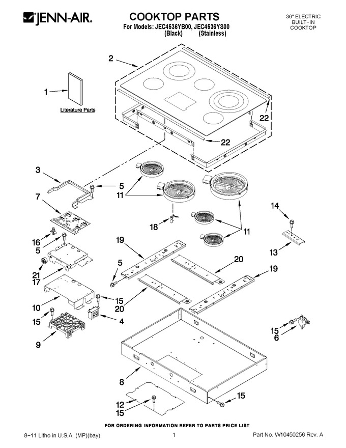Diagram for JEC4536YB00