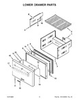 Diagram for 05 - Lower Drawer Parts