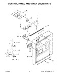 Diagram for 03 - Control Panel And Inner Door Parts