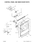 Diagram for 03 - Control Panel And Inner Door Parts