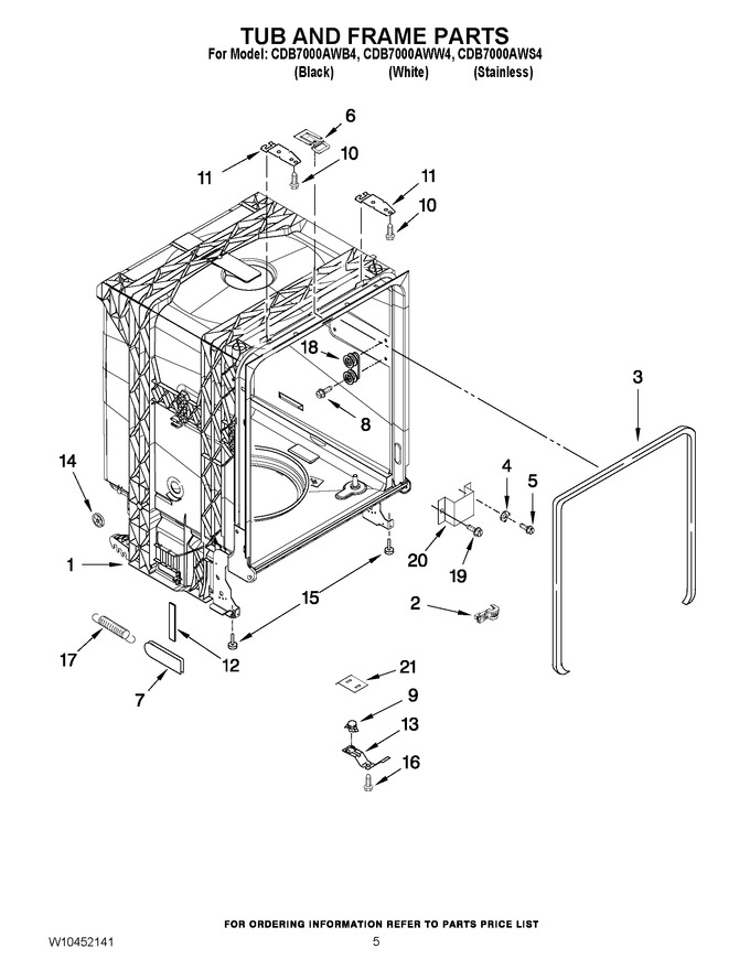 Diagram for CDB7000AWB4