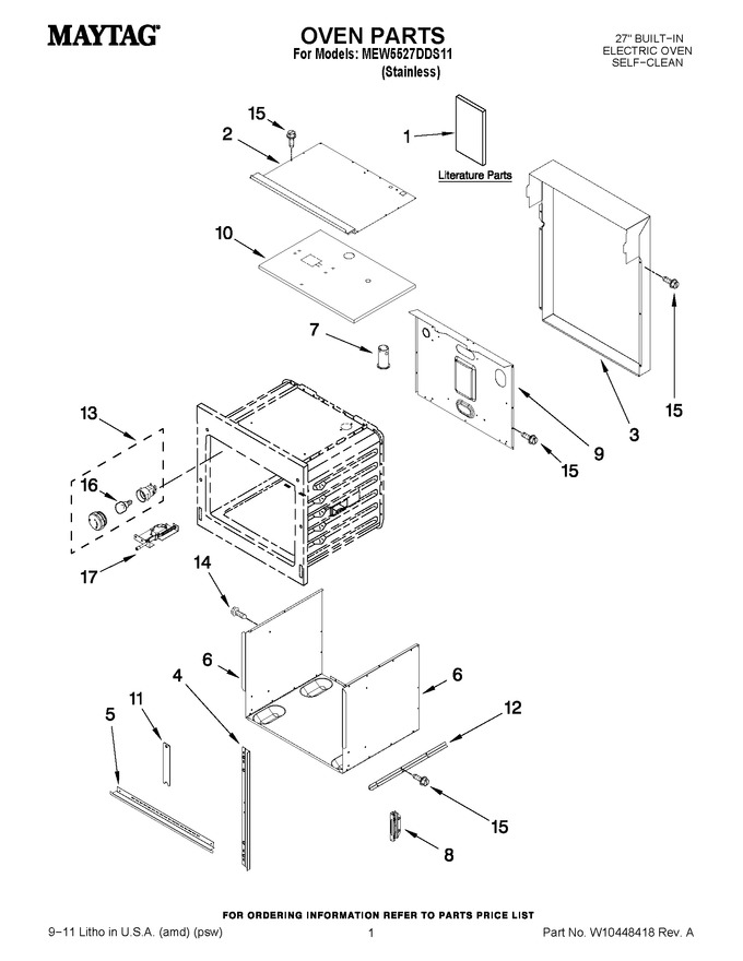 Diagram for MEW5527DDS11