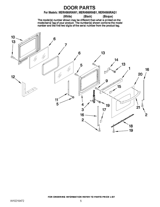 Diagram for MERH865RAW1