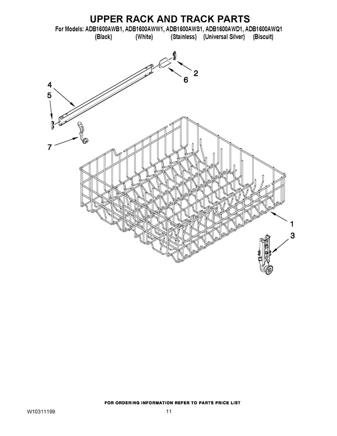 Diagram for ADB1600AWW1