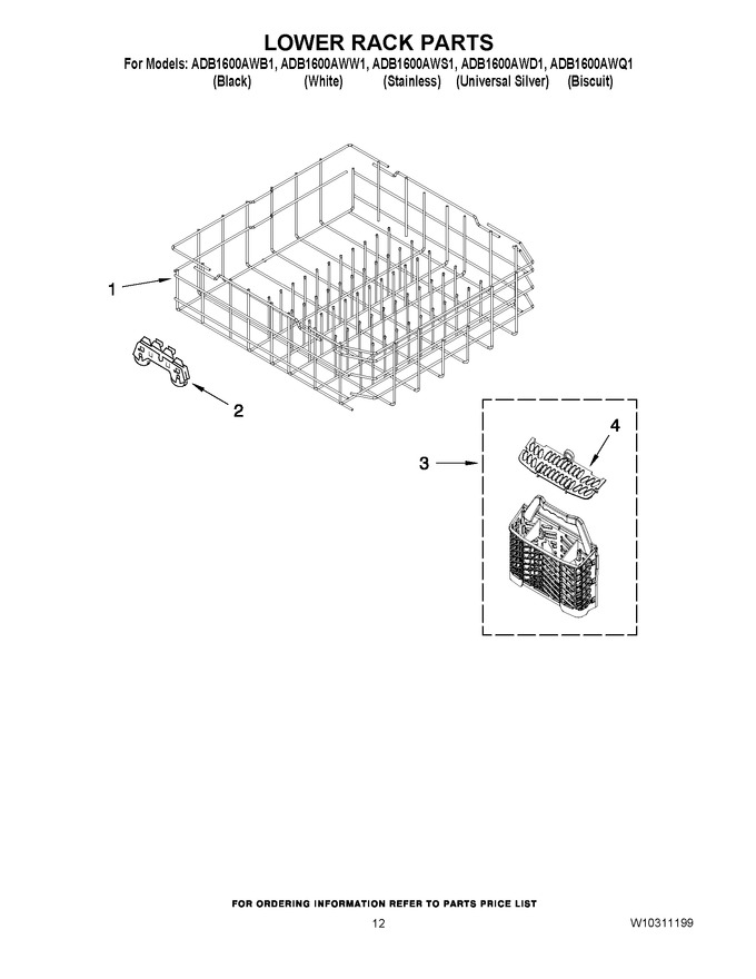 Diagram for ADB1600AWW1
