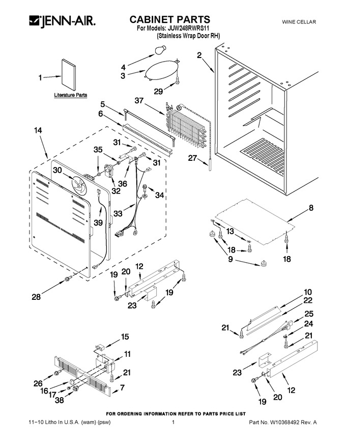 Diagram for JUW248RWRS11