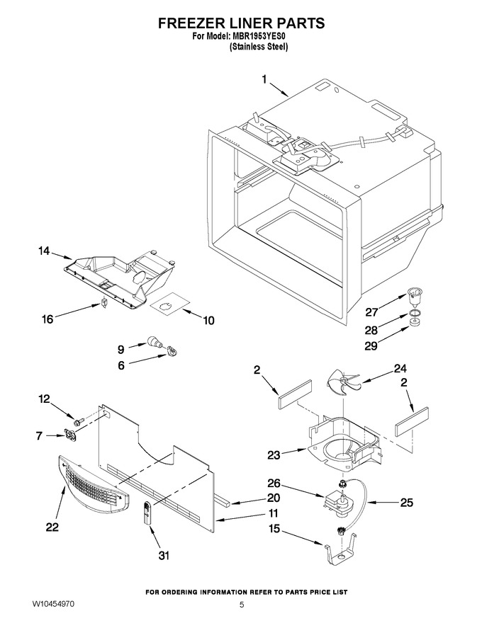 Diagram for MBR1953YES0