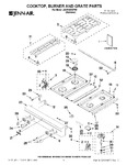 Diagram for 01 - Cooktop, Burner And Grate Parts