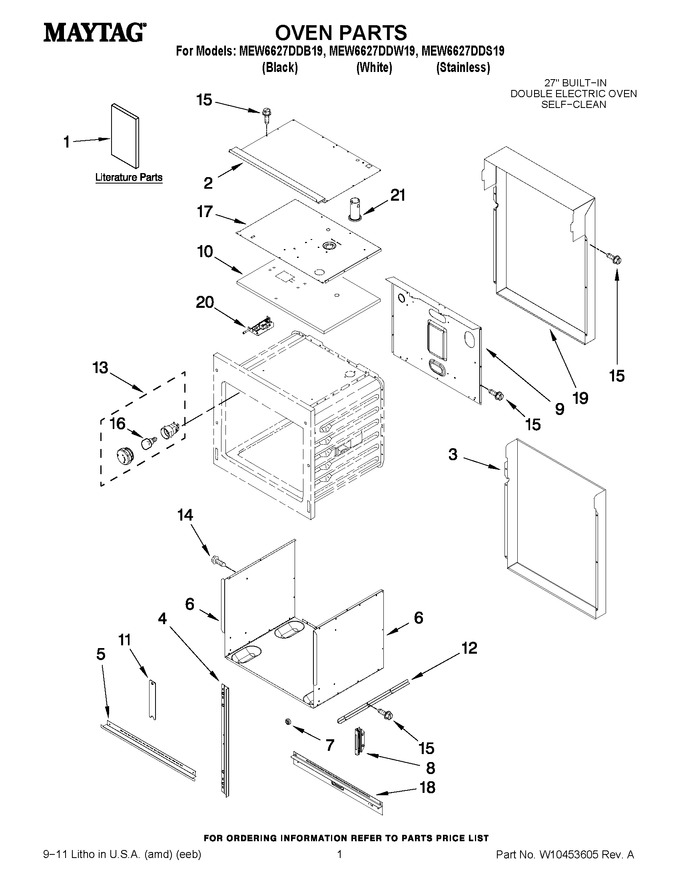 Diagram for MEW6627DDS19