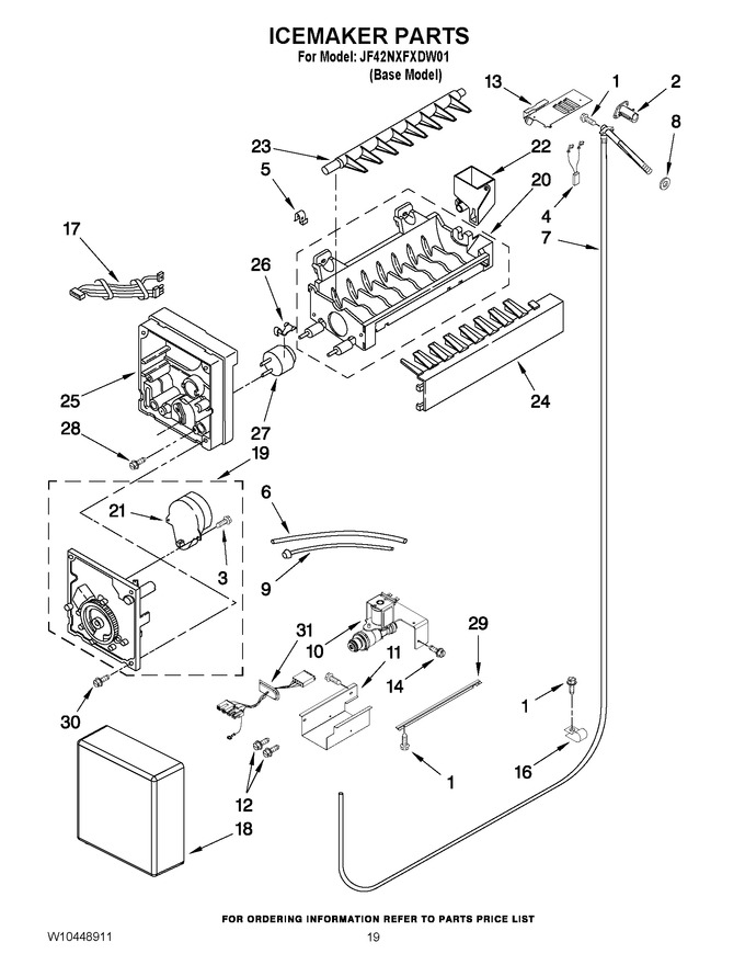 Diagram for JF42NXFXDW01