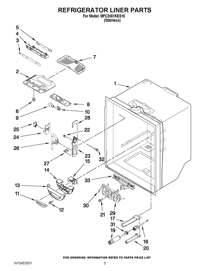 Diagram for MFC2061KES10