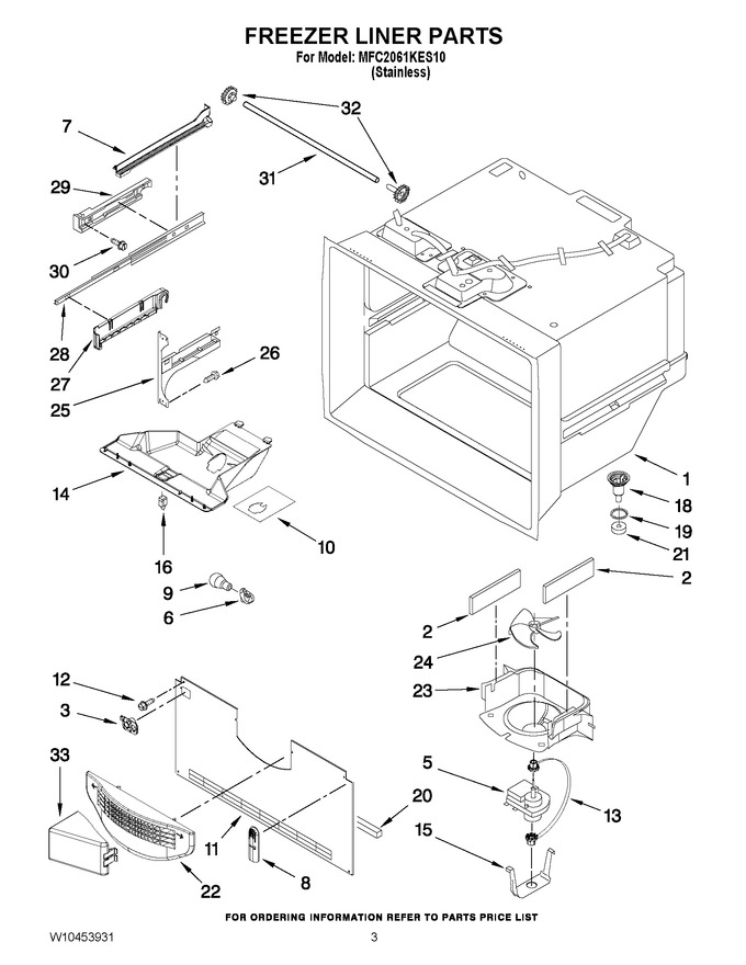 Diagram for MFC2061KES10