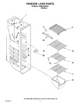 Diagram for 04 - Freezer Liner Parts