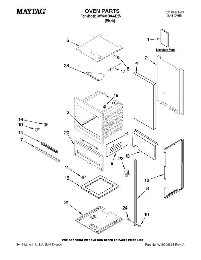 Diagram for CWG3100AAB25