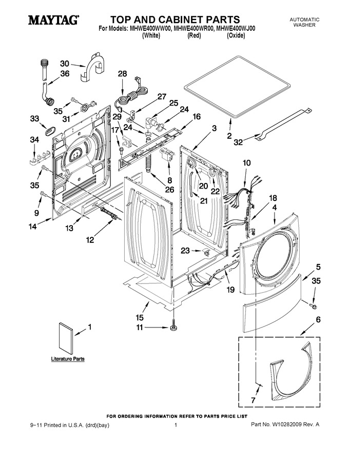Diagram for MHWE400WW00