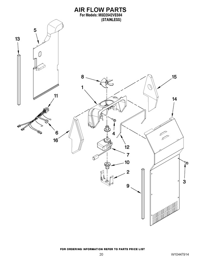 Diagram for MSD2542VES04