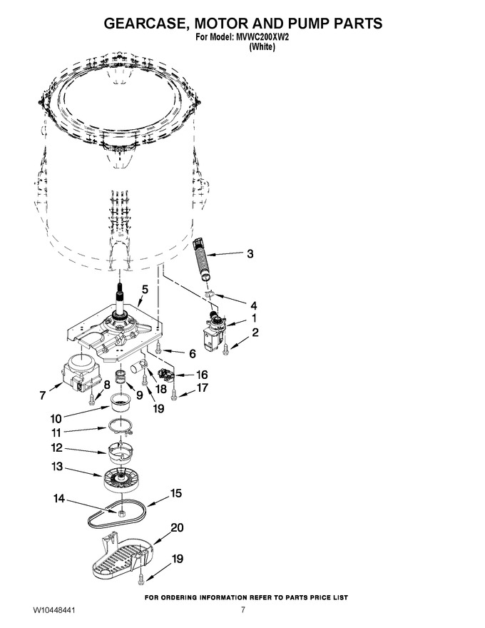 Diagram for MVWC200XW2