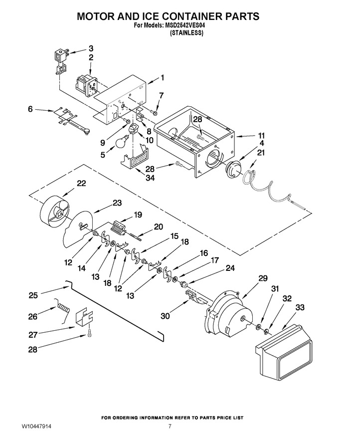 Diagram for MSD2542VES04