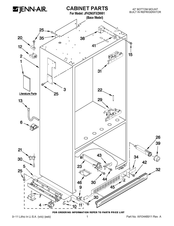 Diagram for JF42NXFXDW01
