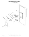 Diagram for 08 - Dispenser Front Parts