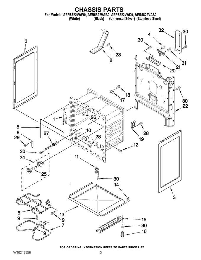 Diagram for AER5822VAD0
