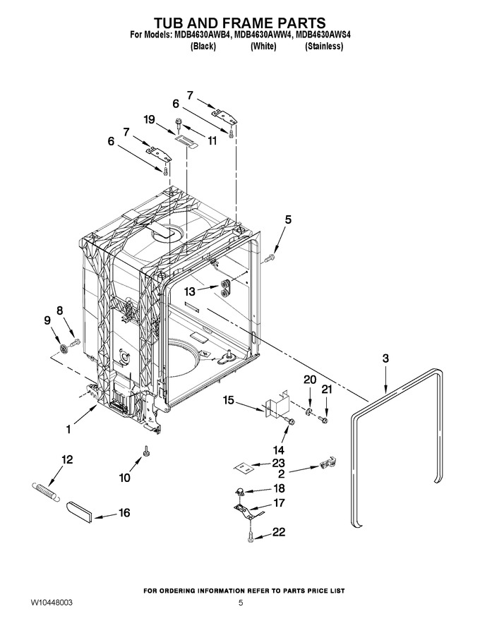 Diagram for MDB4630AWB4