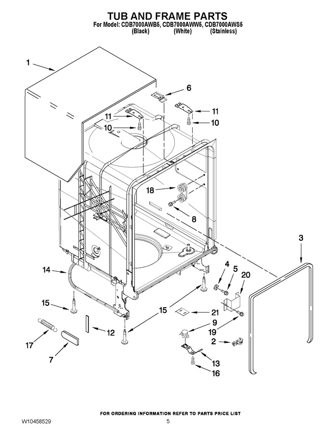 Diagram for CDB7000AWB5