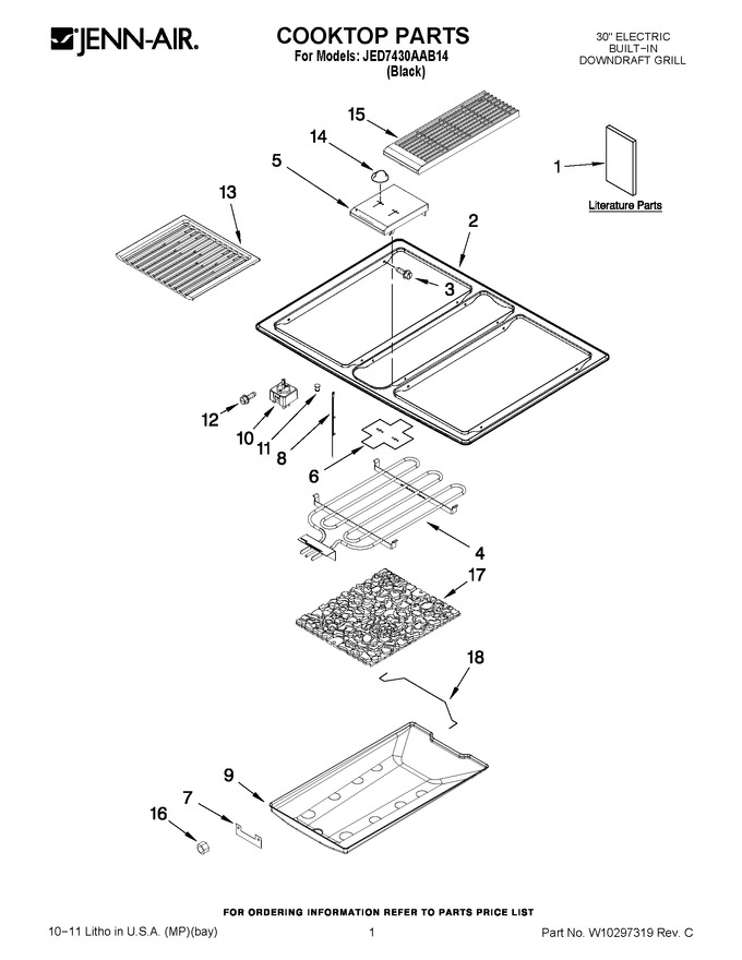 Diagram for JED7430AAB14