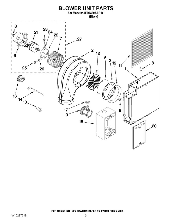 Diagram for JED7430AAB14
