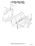 Diagram for 02 - Control Panel Parts