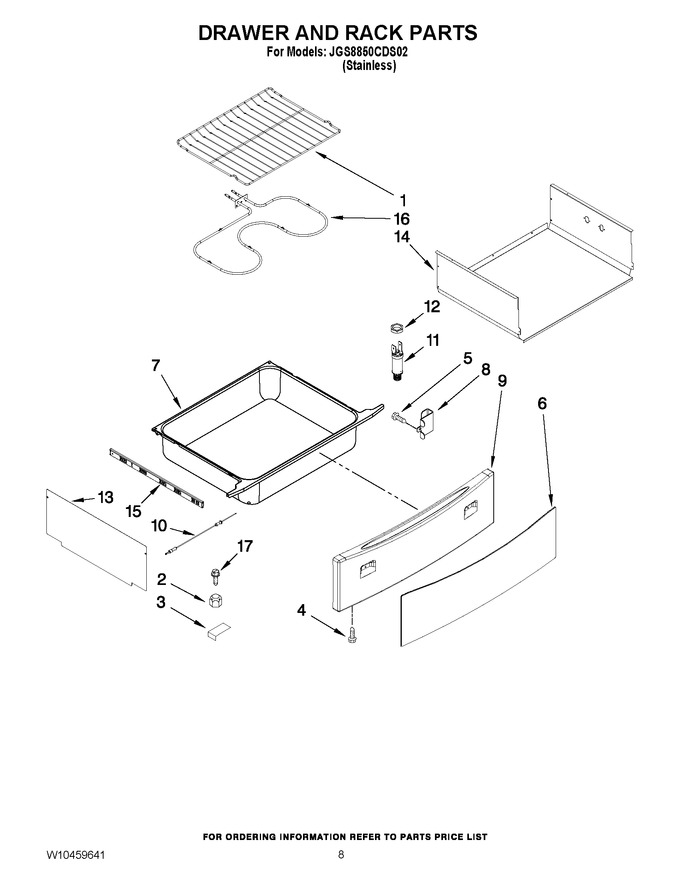 Diagram for JGS8850CDS02