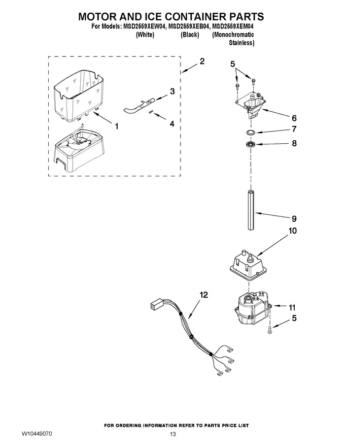 Diagram for MSD2559XEB04