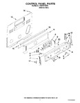 Diagram for 02 - Control Panel Parts