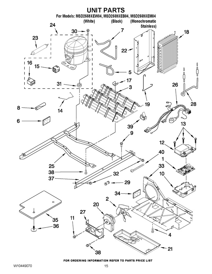 Diagram for MSD2559XEB04