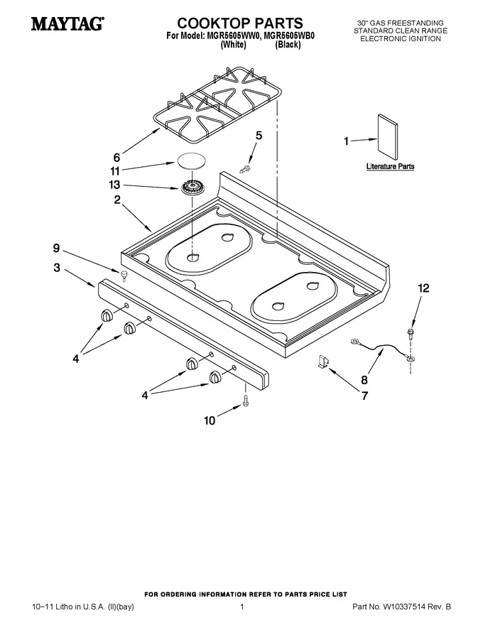 Diagram for MGR5605WB0