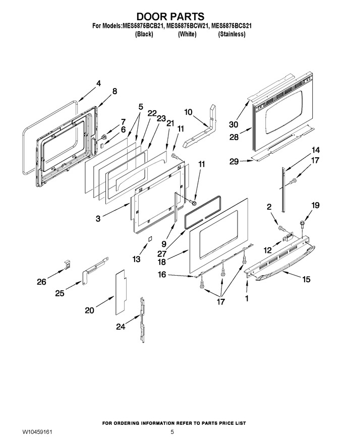Diagram for MES5875BCW21