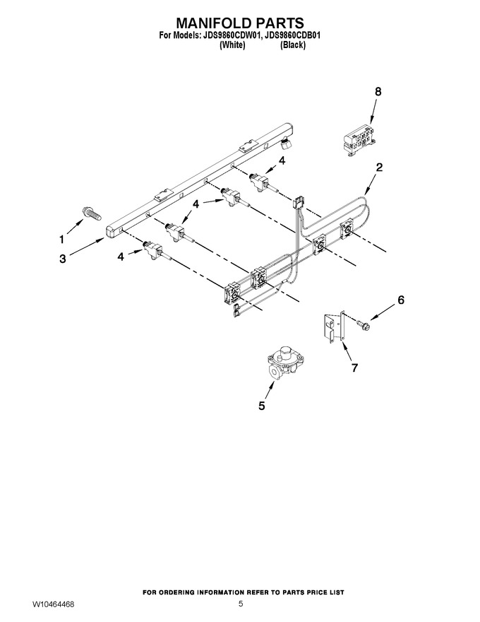 Diagram for JDS9860CDW01