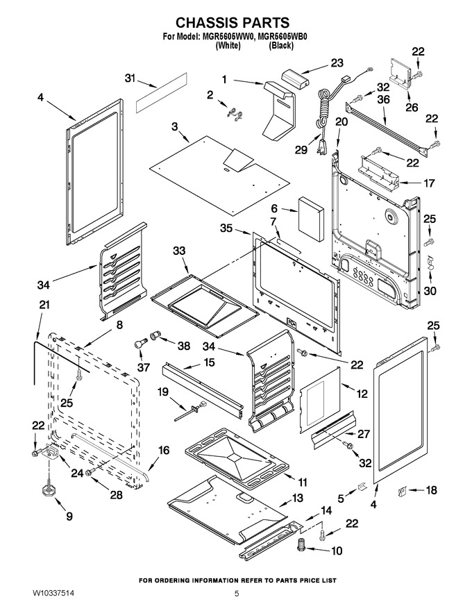 Diagram for MGR5605WW0