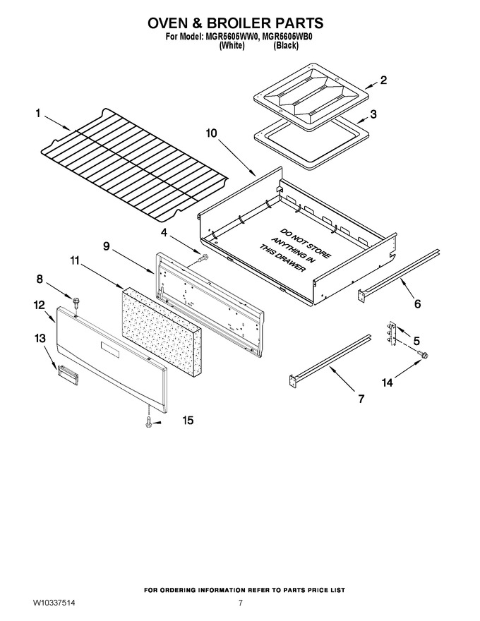 Diagram for MGR5605WB0